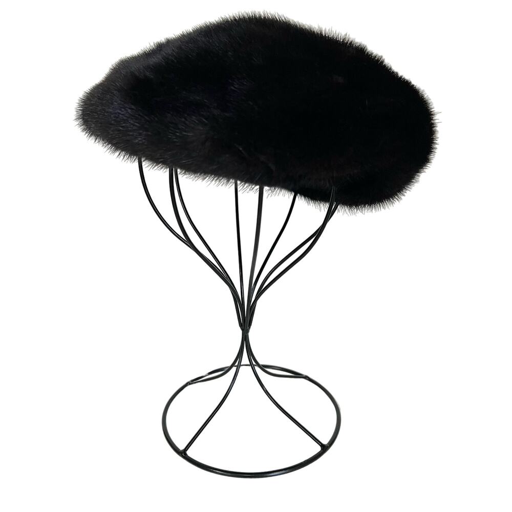 Almar Creation Vintage Fur Hat Women’s Black